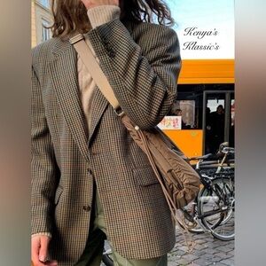 Lord & Taylor Chaps Ralph Lauren Houndstooth
Jacket (Plaid Blazer)